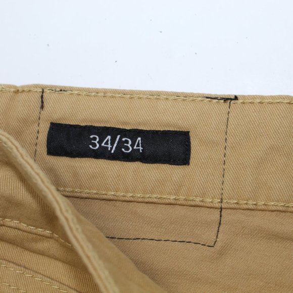 Bauer Chip Foster Slim Hockey NWT Men's 34 x 34 Khaki 5 Pocket Stretch Jeans - Picture 10 of 13